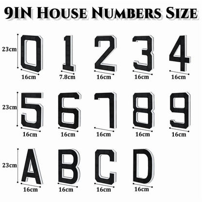 Solar-Powered House Numbers